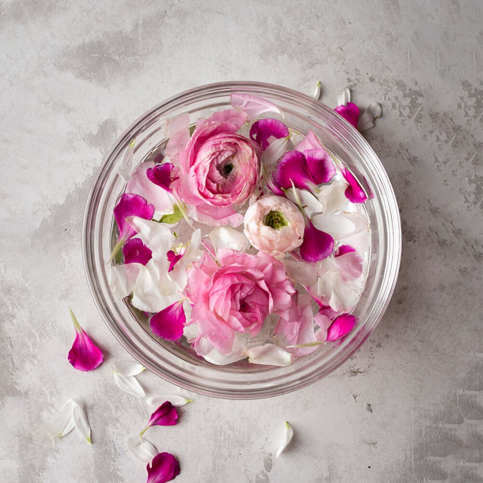 Jardin de roses - Boules de bain