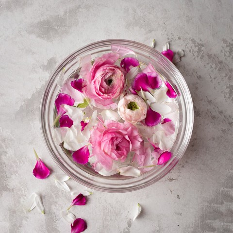 Jardin de roses - Boules de bain