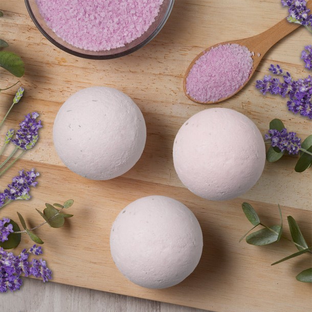 Campo de lavanda - set de bolas de baño
